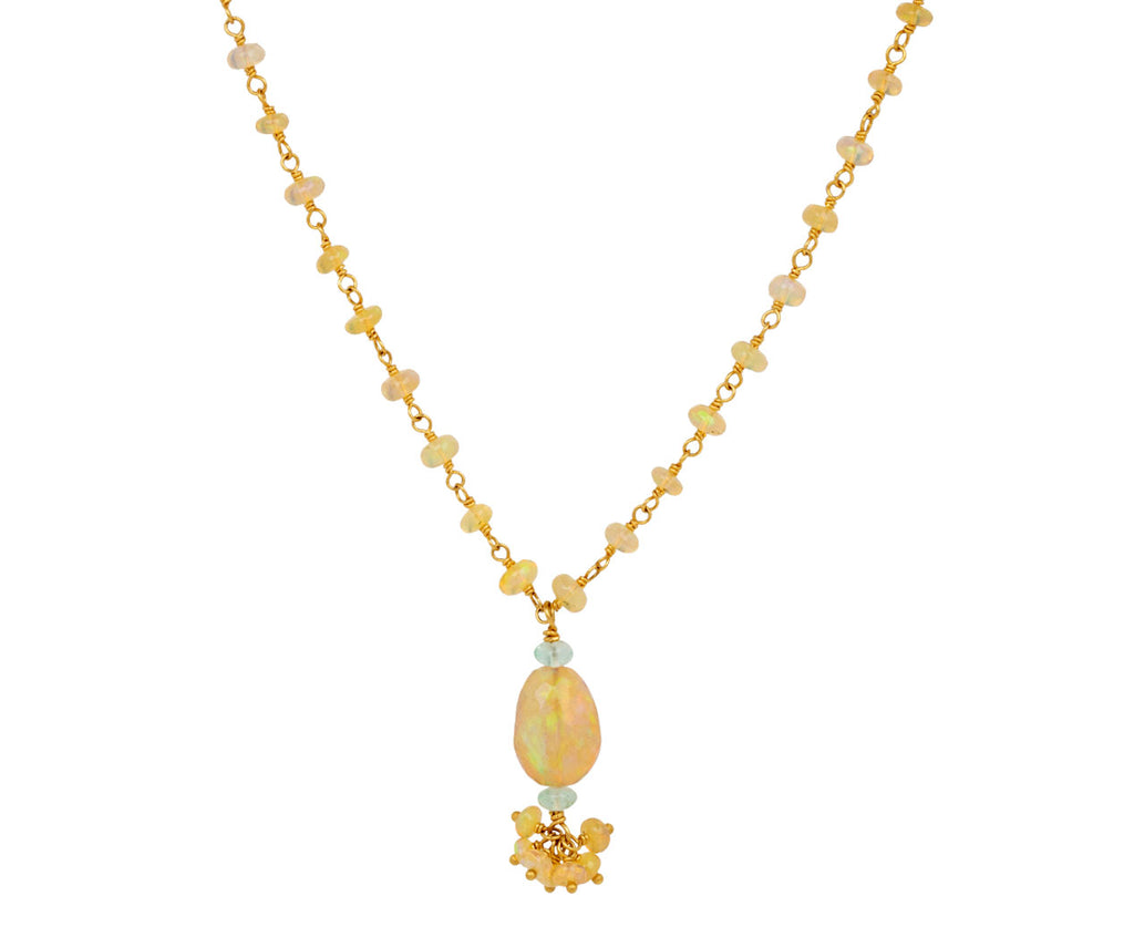 Multicolor Party Wear Ethiopian Opal Gemstone Necklace, Size: 16 Inches at  Rs 2459/piece in Jaipur