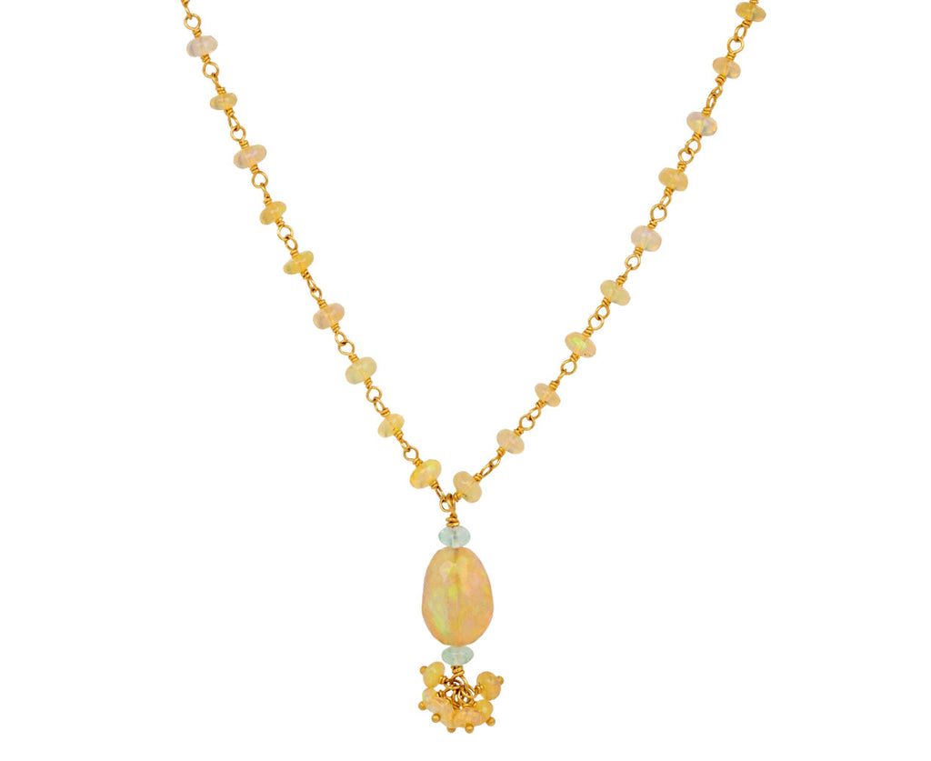 Mallary Marks Ethiopian Opal Tassel Necklace