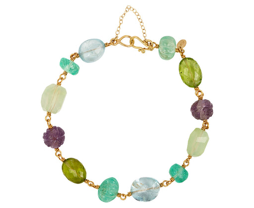 Green Tone Spun Bracelet