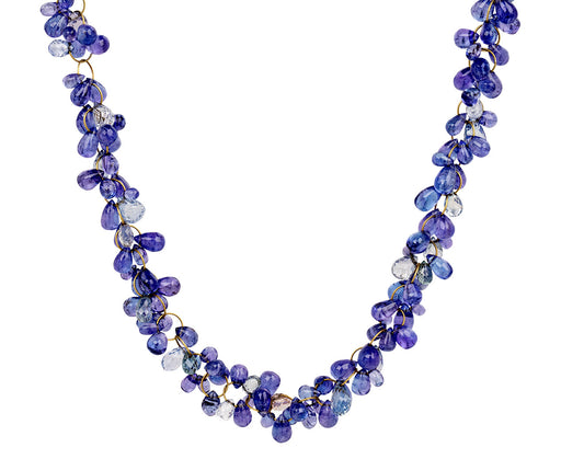 Tanzanite and Blue Sapphire Boa Necklace