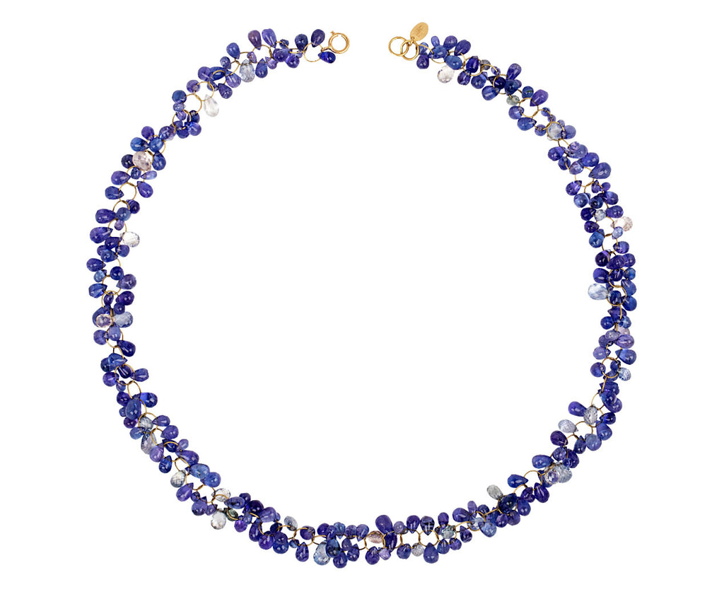 Tanzanite and Blue Sapphire Boa Necklace