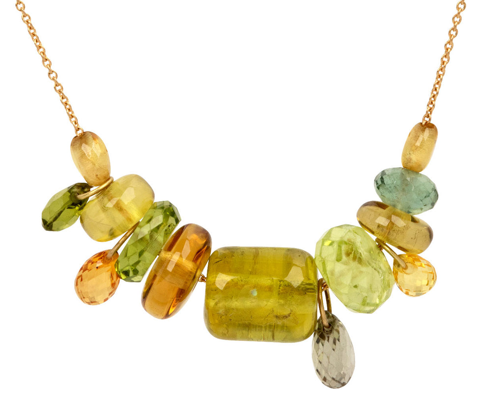 Earth Toned Collage Necklace