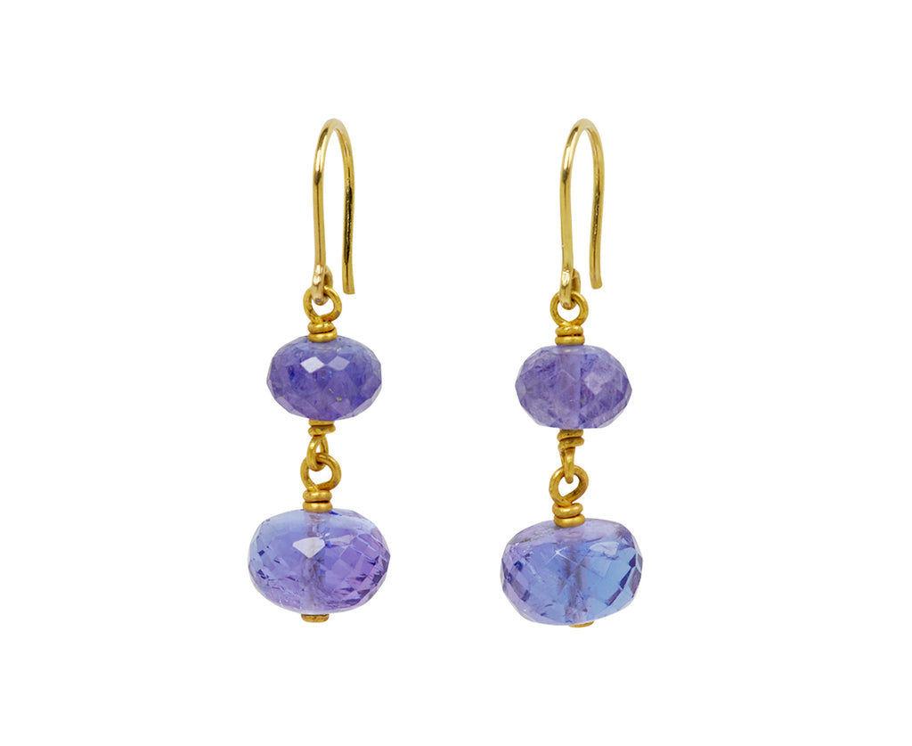 Tanzanite Spun Sugar Earrings
