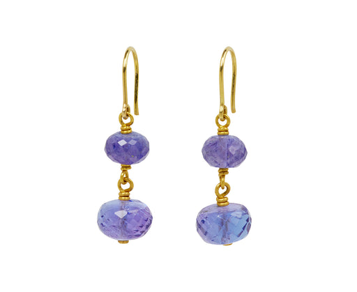 Tanzanite Spun Sugar Earrings