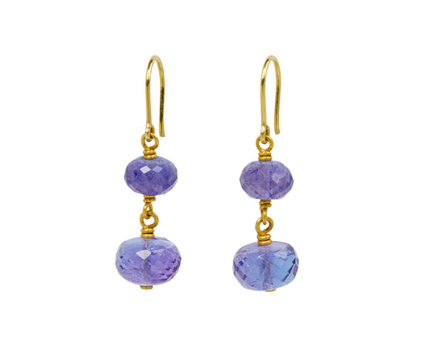 Tanzanite Spun Sugar Earrings