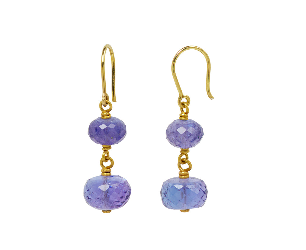 Tanzanite Spun Sugar Earrings