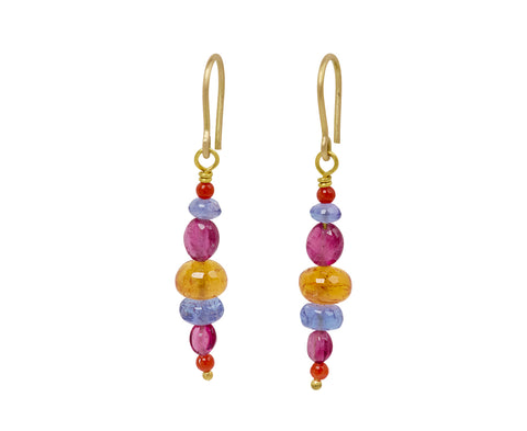 Mallary Marks Spun Sugar Multi Gem Earrings