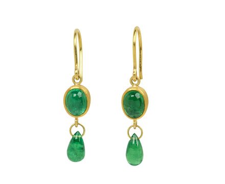 Tsavorite Garnet Apple and Eve Earrings