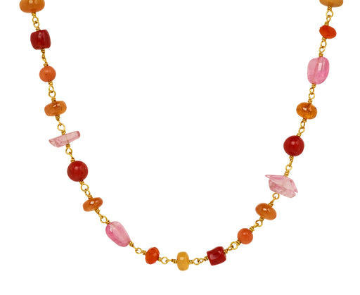 Mallary Marks Multi Gem Spun Sugar Necklace