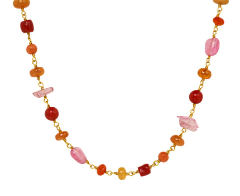 Mallary Marks Multi Gem Spun Sugar Necklace