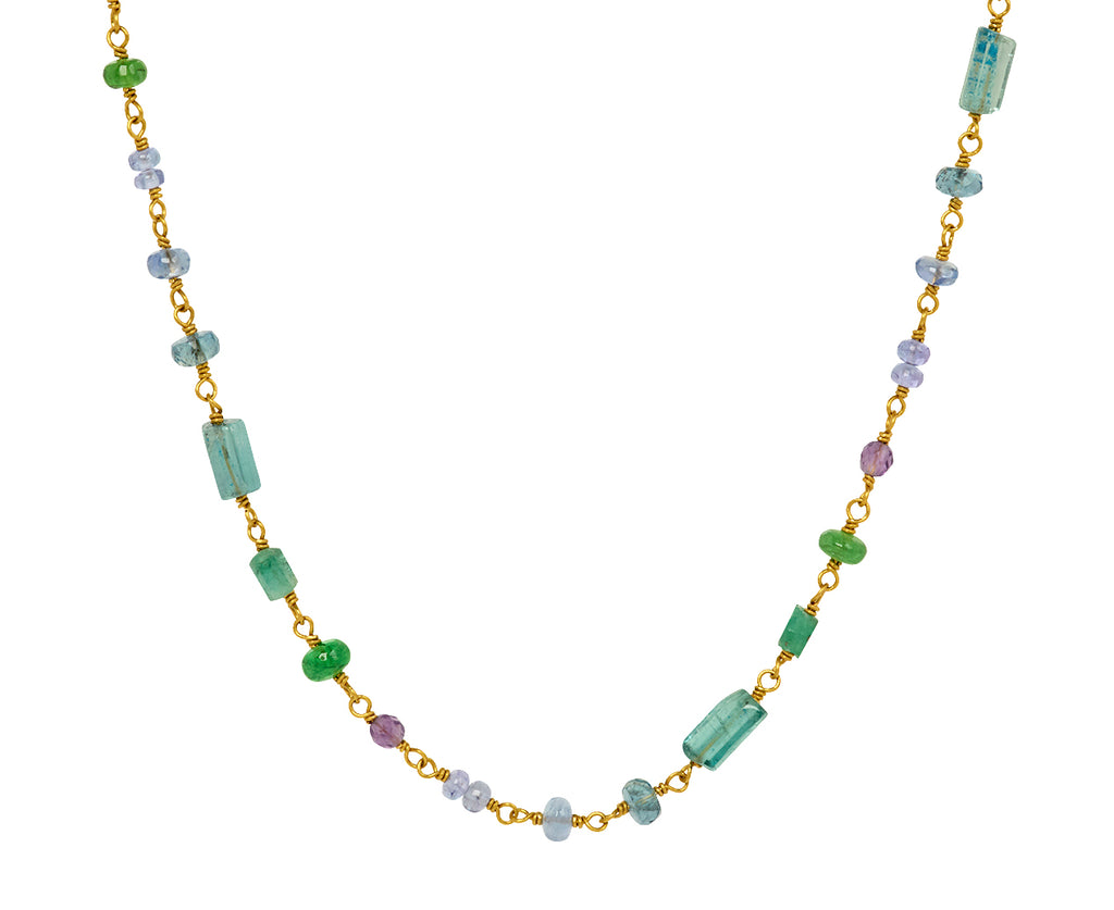 Mallary Marks Multi-Gem Spun Sugar Necklace