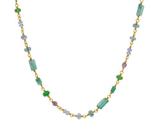 Mallary Marks Multi-Gem Spun Sugar Necklace