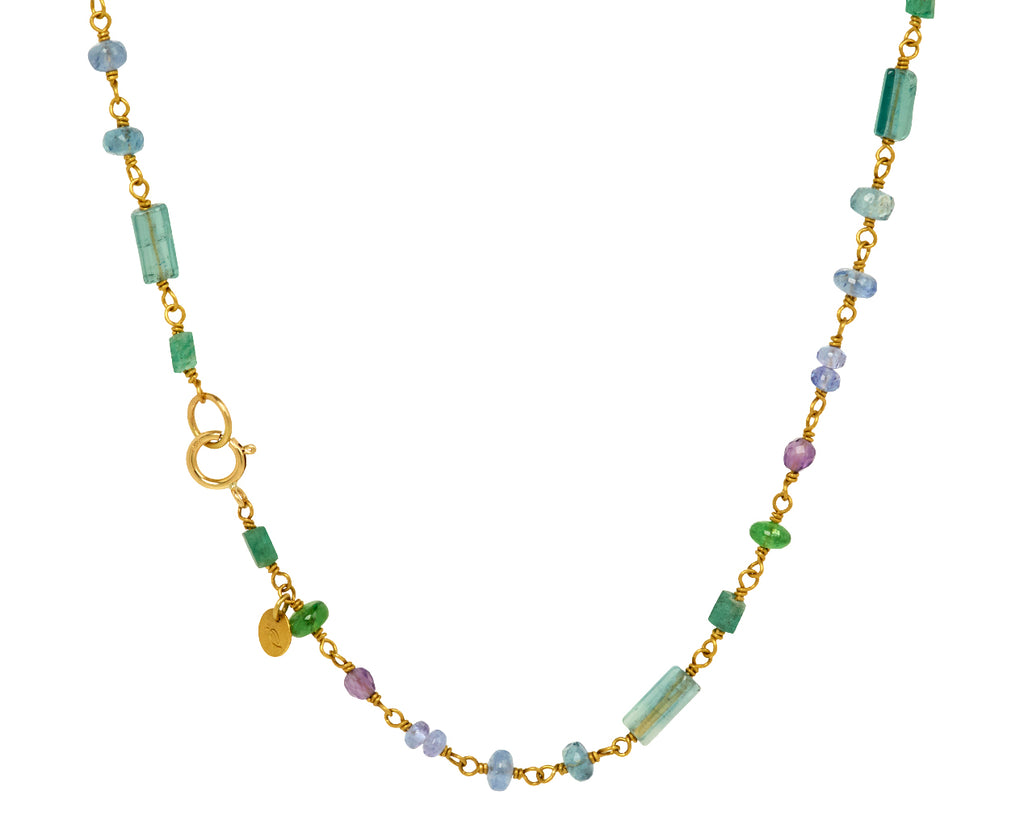 Mallary Marks Multi-Gem Spun Sugar Necklace - Closure