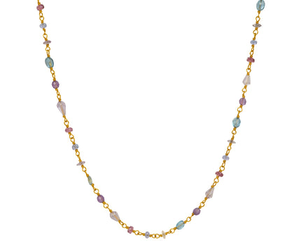 Multi-Gem Spun Sugar Necklace - TWISTonline 