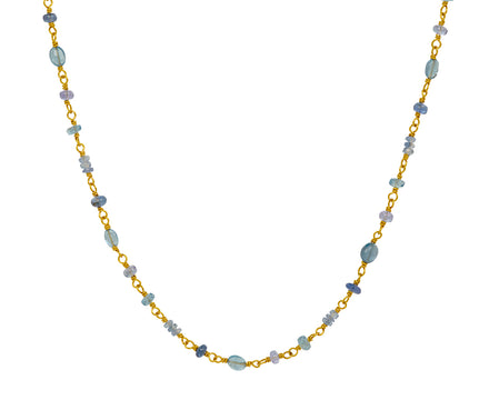 Blue Spun Sugar Necklace - TWISTonline 