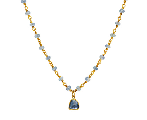 Sapphire Spun Sugar Necklace - TWISTonline 