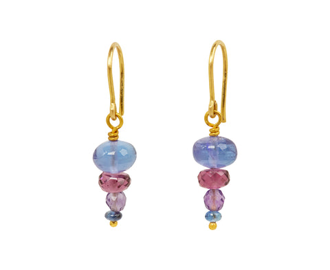 Mallary Marks Spun Sugar Multi Gem Earrings