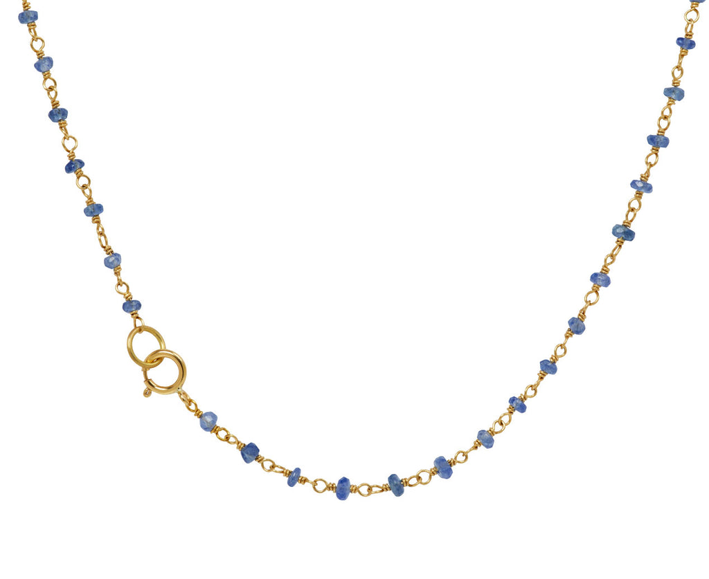 Blue Sapphire Spun Sugar Necklace