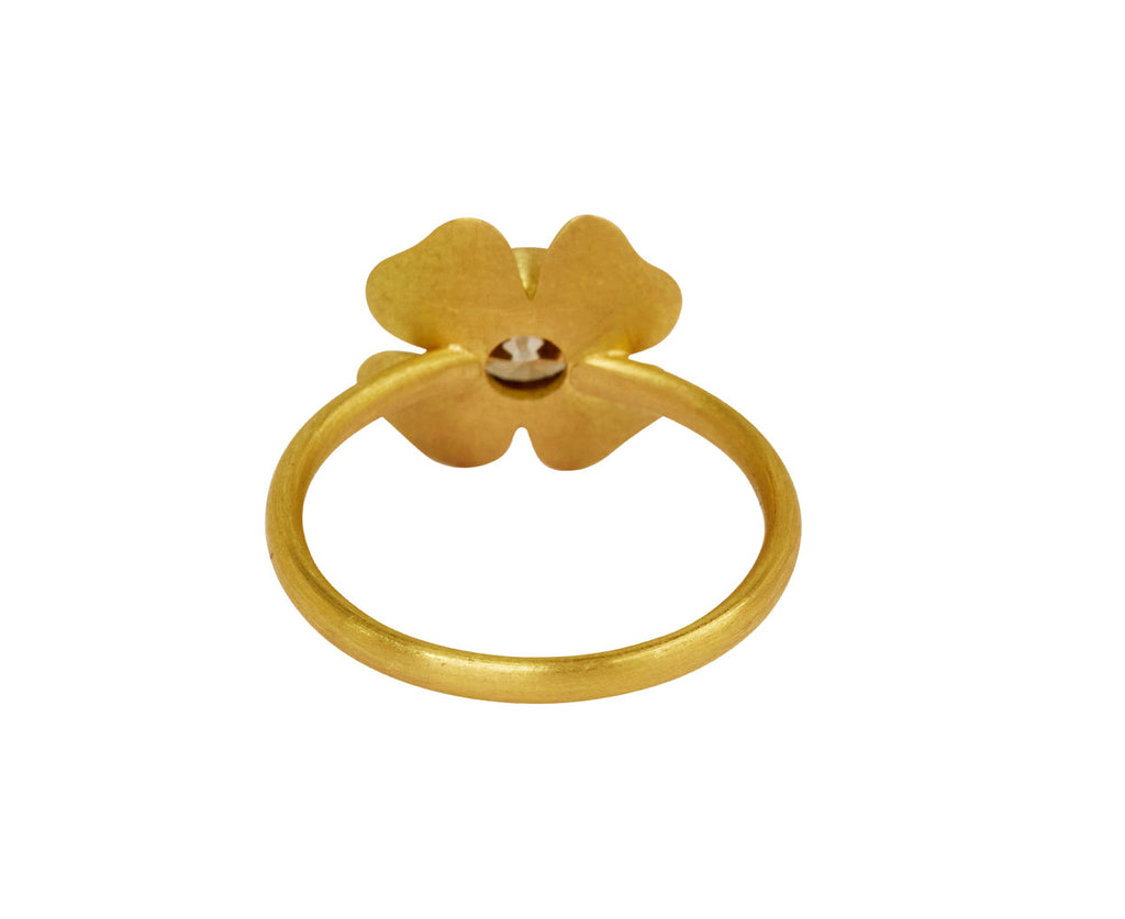 Mallary Marks Brown Champagne Diamond Small Zina Ring - back