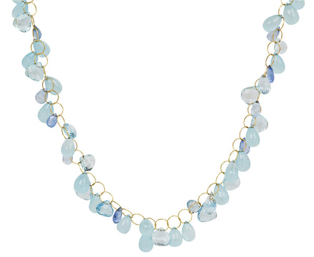 Blue Circus Briolette Necklace