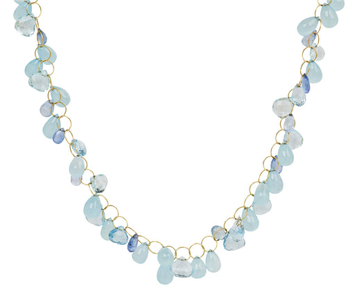 Blue Circus Briolette Necklace