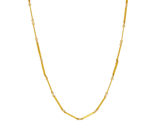 Mallary Marks Bamboo Gold Link Chain Necklace