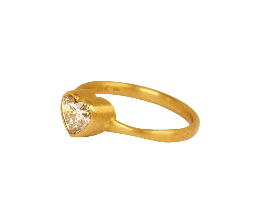 Mallary Marks Diamond Small Ponti Ring - side