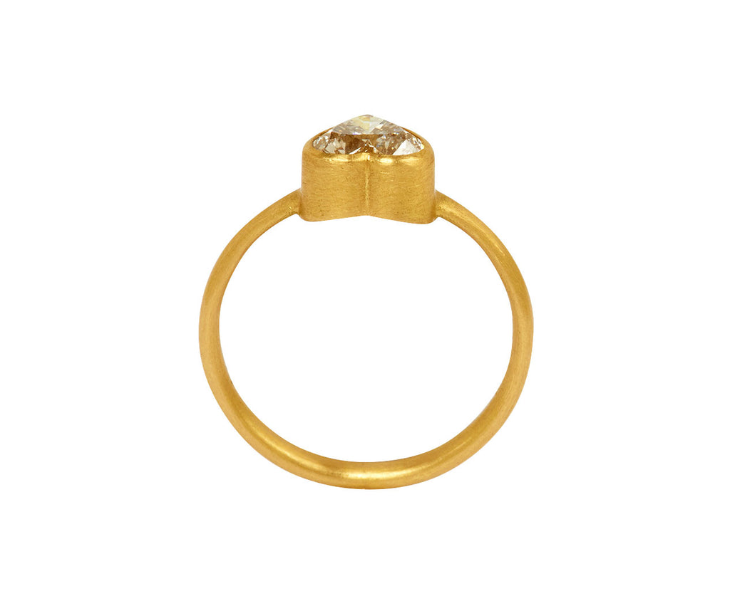 Mallary Marks Diamond Small Ponti Ring - top down