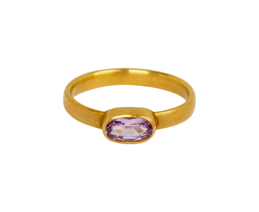 Mallary Marks Pink Sapphire Single Stone Ring