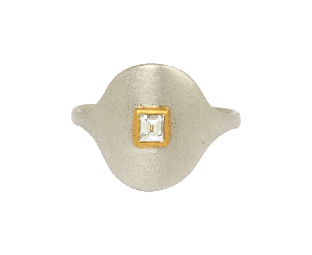 Diamond Medium Signet Ring