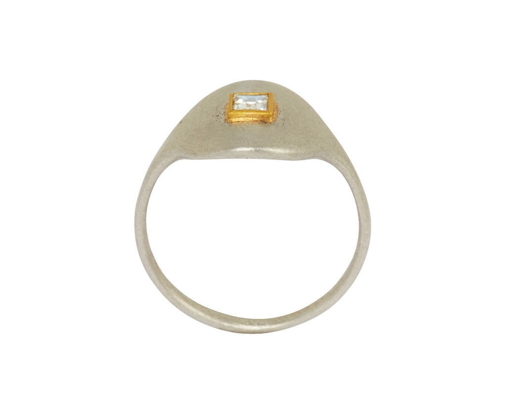 Diamond Medium Signet Ring