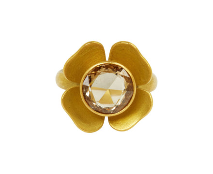 Mallary Marks Champagne Rose Cut Diamond Zina Ring