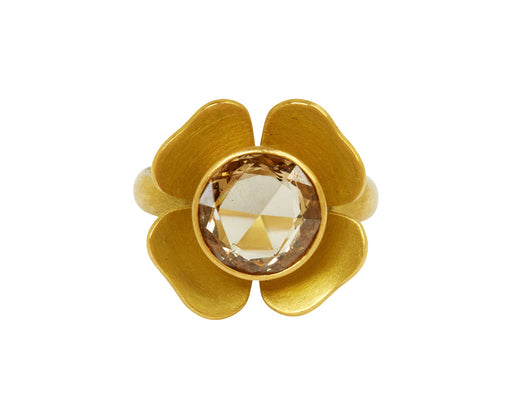Mallary Marks Champagne Rose Cut Diamond Zina Ring
