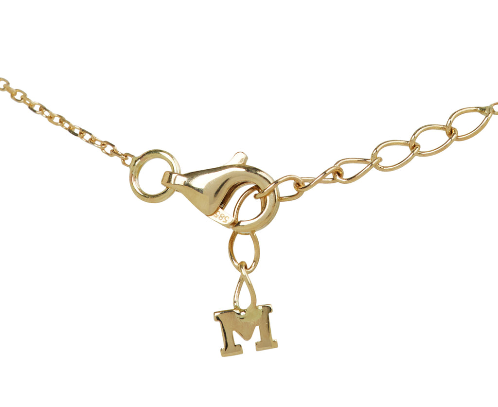 Mateo Lapis and Diamond Donut Bracelet - Closure