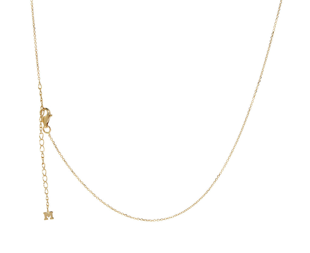 Asscher Cut Green Amethyst Pendant Necklace