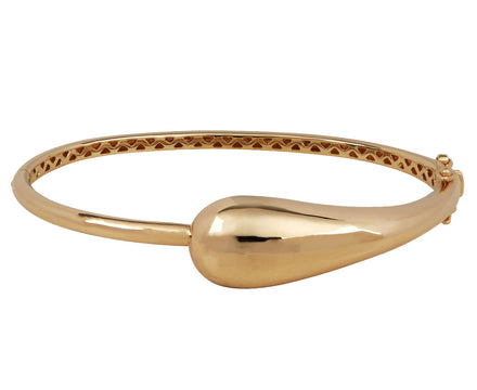 Gold Water Droplet Bracelet