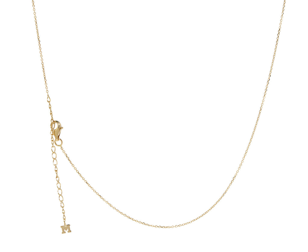 Asscher Cut White Topaz Pendant Necklace