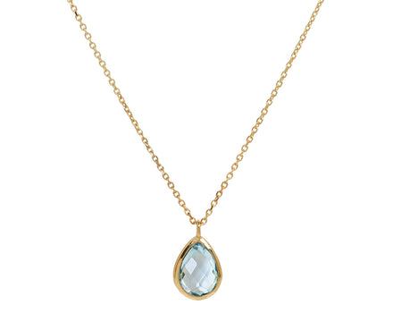 Mateo Blue Topaz Pendant Necklace