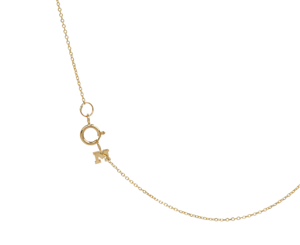 Mateo Blue Topaz Pendant Necklace - Closure