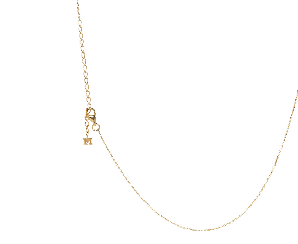 Mateo Blue Topaz and Diamond Pendant Necklace - Closure
