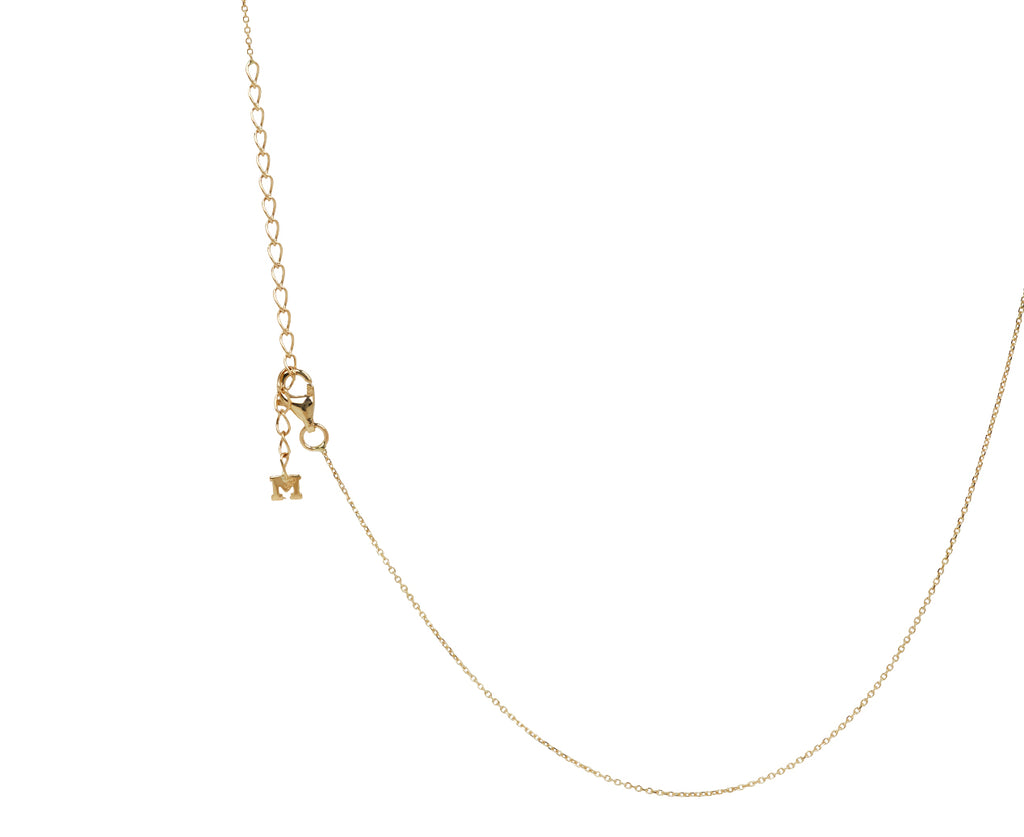 Mateo Pink Topaz and Diamond Pendant Necklace - Closure