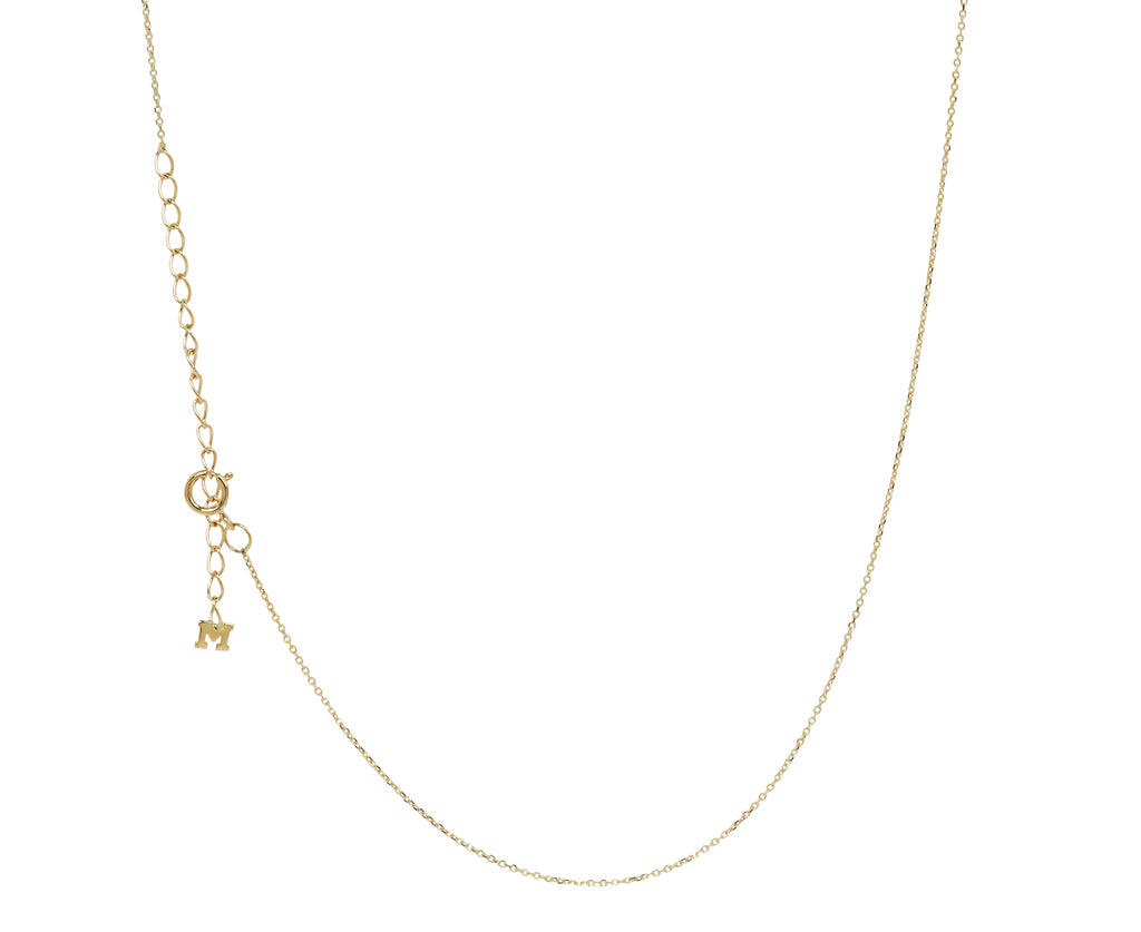 Mateo Turquoise and Diamond Donut Pendant Necklace - Closure