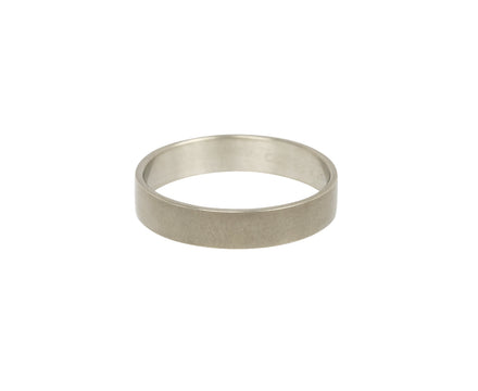 Marian Maurer White Gold Men's Wedding Band