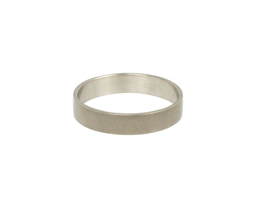 Marian Maurer White Gold Men's Wedding Band