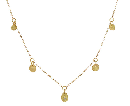 Sarah McGuire Gold and Diamond Kelp Scatter Necklace