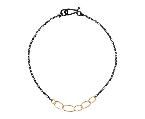 Sarah McGuire Silver & Gold Babble Chain Bracelet