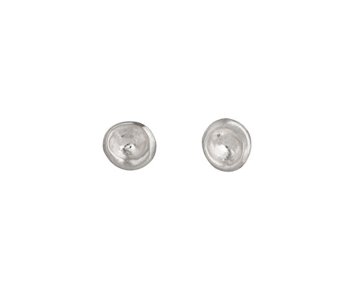 Silver Shell Stud Earrings