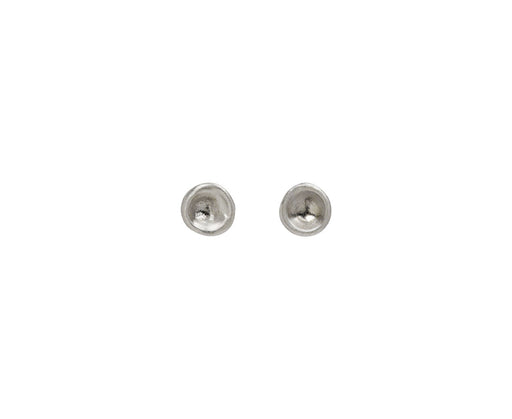 Silver Baby Mussel Stud Earrings