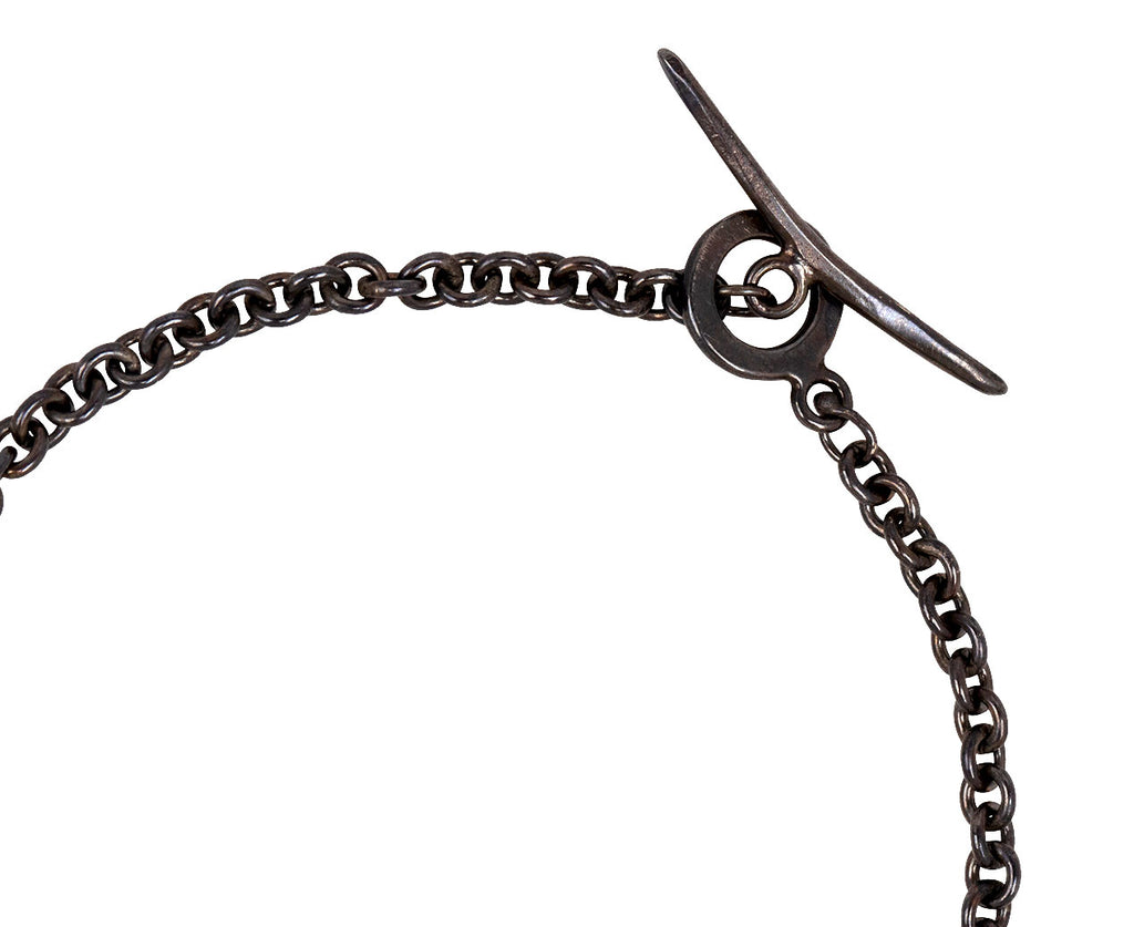Two-Tone Petite Wrought Links Bracelet
