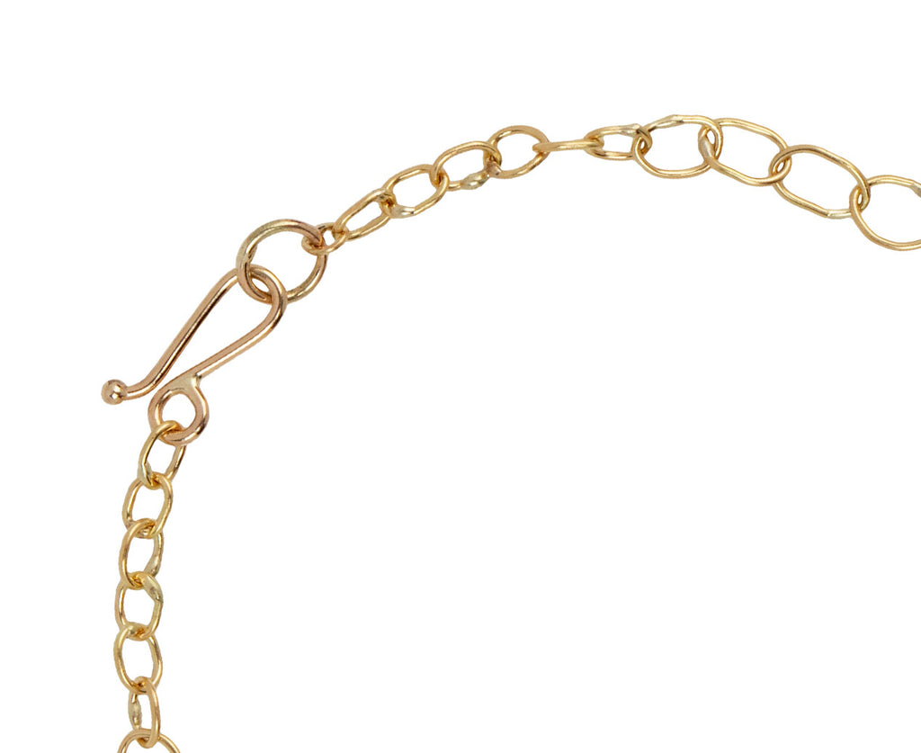 Sarah McGuire Gold ID Bracelet - Closure Closeup